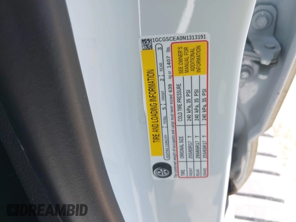 2022 Chevrolet Colorado 2WD LT с VIN 1GCGSCEA0N1313191, выставлен на аукционе IAAI как лот 41976729 с пробегом 27 568 миль миль и . История ставок и продаж доступна на DreamBid. Изображение 9.