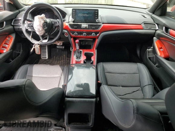 2019 Honda Accord Sport with VIN 1HGCV1F38KA063187, listed as a Copart auction lot 51850505 with 110,558 mi miles and Salvage Title. Bid and sale history available at DreamBid. Image 8.