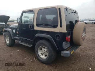 2000 Jeep Wrangler Sahara z VIN 1J4FA59S2YP714136, wystawiony jako Copart lot #57635845 z przebiegiem 178 075 mil mil oraz Czysty tytuł • Clean title. Historia ofert i sprzedaży dostępna na DreamBid. Obrazek 2.