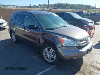 2010 Honda CR-V EX with VIN 3CZRE3H50AG700666, listed as a IAAI auction lot 42077689 with 10,581 mi miles and . Bid and sale history available at carsss.com. Image 1.