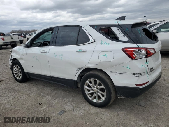 2020 Chevrolet Equinox LT z VIN 2GNAXJEVXL6130252, wystawiony jako Copart lot #52528455 z przebiegiem 298 711 mil mil oraz Szkoda całkowita • Salvage title. Historia ofert i sprzedaży dostępna na DreamBid. Obrazek 2.