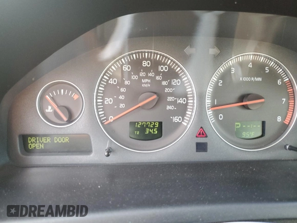 2007 Volvo S60 2.5L Turbo with VIN YV1RH592072606327, listed as a Copart auction lot 70507484 with 127,729 mi miles and Non Repairable. Bid and sale history available at carsss.com. Image 9.