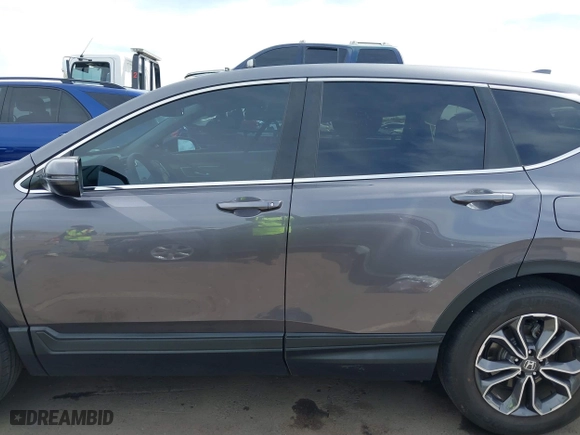 2021 Honda CR-V EX with VIN 2HKRW1H56MH428143, listed as a IAAI auction lot 41729140 with 19,250 mi miles. Bid and sale history available at carsss.com. Image 15.