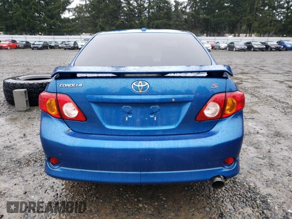 2009 Toyota Corolla with VIN 1NXBU40E59Z084558, listed as a Copart auction lot 45702905 with 126,074 mi miles and Salvage Title. Bid and sale history available at carsss.com. Image 6.