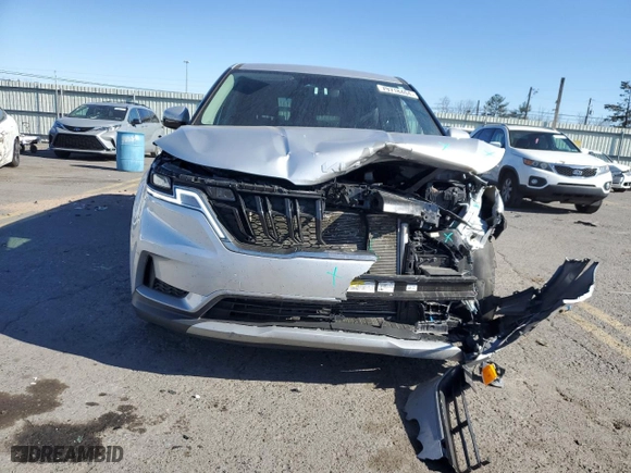2023 Kia Carnival LX with VIN KNDNB4H38P6193110, listed as a Copart auction lot 79718404 with 76,239 mi miles and Salvage Title. Bid and sale history available at carsss.com. Image 5.