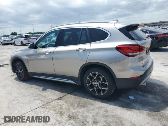 2021 BMW X1 sDrive28i with VIN WBXJG7C08M5S33866, listed as a Copart auction lot 54729715 with Not Provided miles and Salvage Title. Bid and sale history available at DreamBid. Image 2.