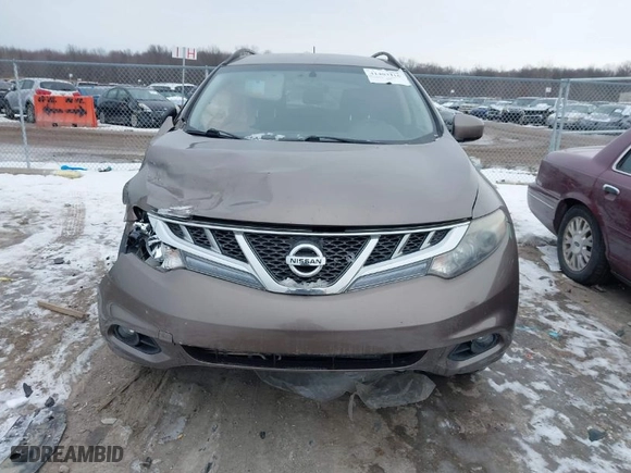 2013 Nissan Murano SL with VIN JN8AZ1MW8DW300214, listed as a IAAI auction lot 41403116 with 201,850 mi miles. Bid and sale history available at carsss.com. Image 12.