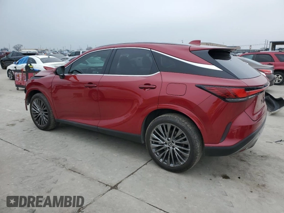 2023 Lexus RX with VIN 2T2BAMBA5PC004124, listed as a Copart auction lot 39609424 with 19,577 mi miles. Bid and sale history available at carsss.com. Image 2.