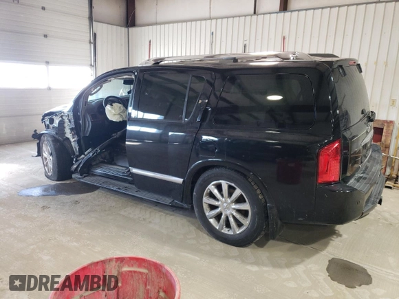 2010 Infiniti QX56 with VIN 5N3ZA0NE9AN905045, listed as a Copart auction lot 41465984 with 144,234 mi miles and Salvage Title. Bid and sale history available at carsss.com. Image 2.