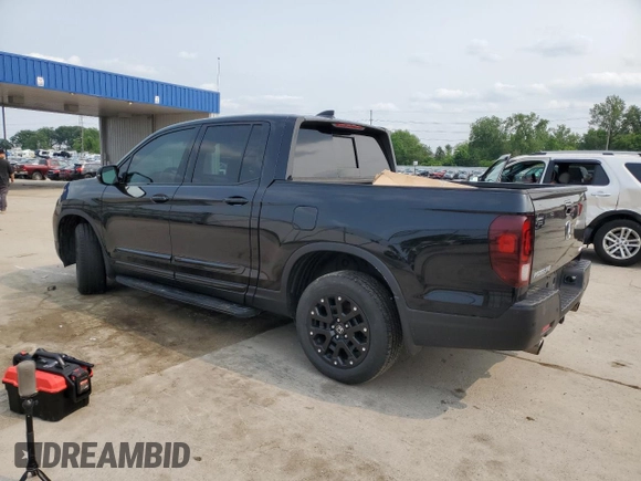 2022 Honda Ridgeline RTL-E with VIN 5FPYK3F79NB010478, listed as a Copart auction lot 60486525 with 53,029 mi miles and Salvage title. Bid and sale history available at DreamBid. Image 2.