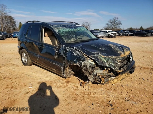 2001 Mercedes-Benz M-Class with VIN 4JGAB54E51A235776, listed as a Copart auction lot 42598025 with 255,845 mi miles and Salvage Title. Bid and sale history available at carsss.com. Image 12.
