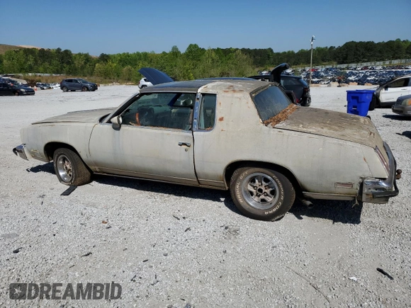 1978 Oldsmobile Cutlass with VIN 3M47F8D426090, listed as a Copart auction lot 52980655 with 86,771 mi miles and Clean Title. Bid and sale history available at DreamBid. Image 2.