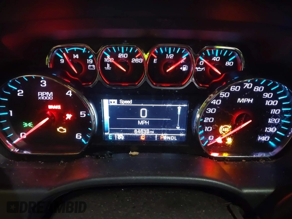 2018 Chevrolet Silverado 1500 LT with VIN 1GCRCREH4JZ164236, listed as a IAAI auction lot 41394225 with 64,639 mi miles and . Bid and sale history available at DreamBid. Image 7.