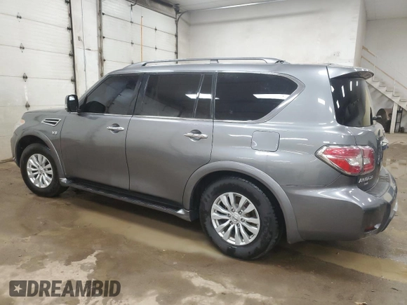 2017 Nissan Armada SV with VIN JN8AY2NC0H9503700, listed as a Copart auction lot 50528635 with 89,518 mi miles and Clean Title. Bid and sale history available at carsss.com. Image 2.
