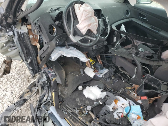 2014 Chevrolet Cruze 1LT with VIN 1G1PC5SB4E7151223, listed as a Copart auction lot 52611775 with 0 mi miles and Salvage Title. Bid and sale history available at carsss.com. Image 8.