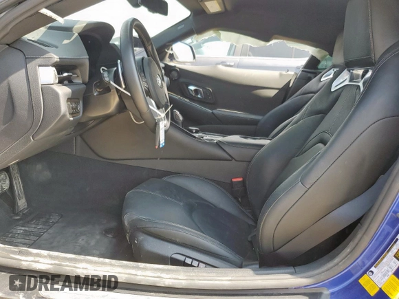 2023 Toyota Supra 3.0 with VIN WZ1DB0G05PW054758, listed as a Copart auction lot 60202015 with 32,974 mi miles and Salvage title. Bid and sale history available at DreamBid. Image 7.