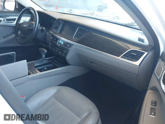 2018 Genesis G80 3.8L with VIN KMHGN4JE3JU216089, listed as a IAAI auction lot 42576639 with 57,382 mi miles and . Bid and sale history available at DreamBid. Image 5.