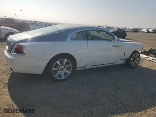 2017 Rolls-Royce Wraith with VIN SCA665C59HUX86762, listed as a Copart auction lot 82405254 with 10,422 mi miles and Salvage Title. Bid and sale history available at carsss.com. Image 3.