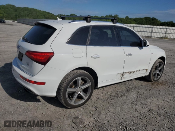 2015 Audi Q5 Premium Plus with VIN WA1DGAFP9FA137877, listed as a Copart auction lot 54795985 with 98,775 mi miles and Salvage title. Bid and sale history available at DreamBid. Image 3.