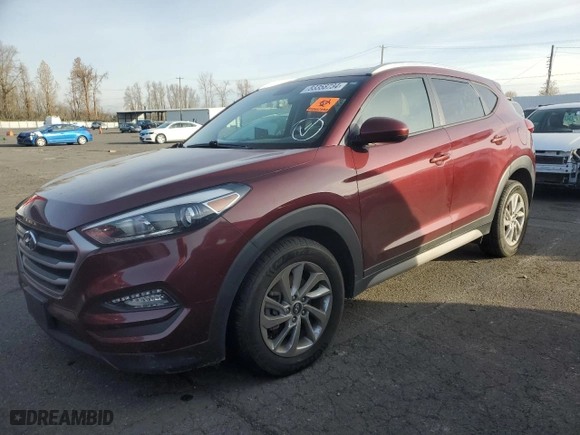 2018 Hyundai Tucson SEL with VIN KM8J3CA49JU665466, listed as a Copart auction lot 83358734 with 54,963 mi miles and Salvage Title. Bid and sale history available at carsss.com. Image 1.