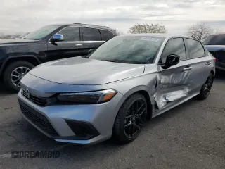 2024 Honda Civic Sport with VIN 2HGFE2F58RH520693, listed as a Copart auction lot 49313475 with 12,997 mi miles and Salvage Title. Bid and sale history available at DreamBid. Image 1.