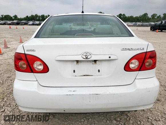 2007 Toyota Corolla CE with VIN 1NXBR32E17Z896493, listed as a Copart auction lot 57442295 with 110,375 mi miles and Salvage title. Bid and sale history available at DreamBid. Image 6.