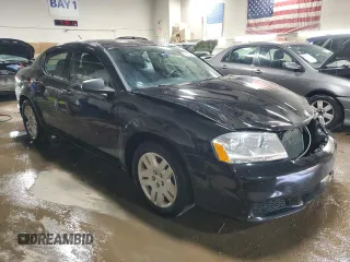 2014 Dodge Avenger SE with VIN 1C3CDZAGXEN234856, listed as a Copart auction lot 49115485 with 126,776 mi miles and Salvage Title. Bid and sale history available at carsss.com. Image 4.