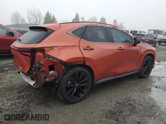 2023 Lexus NX with VIN 2T2KGCEZ8PC030839, listed as a Copart auction lot 82138494 with 17,663 mi miles and Salvage Title. Bid and sale history available at carsss.com. Image 3.