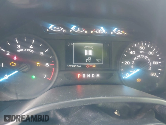 2020 Ford F-150 XL with VIN 1FTFX1E51LKF58027, listed as a IAAI auction lot 41207102 with 162,736 mi miles and . Bid and sale history available at DreamBid. Image 7.