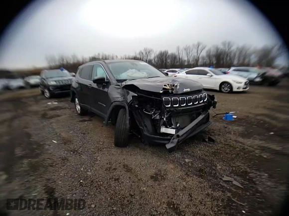 2022 Jeep Compass North with VIN 3C4NJDBB6NT203378, listed as a Copart auction lot 83439544 with 17,014 mi miles and Salvage Title. Bid and sale history available at DreamBid. Image 11.