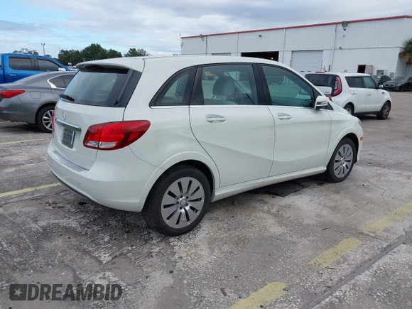 2016 Mercedes-Benz B Electric Drive with VIN WDDVP9AB7GJ009388, listed as a IAAI auction lot 41654143 with 46,748 mi miles and . Bid and sale history available at DreamBid. Image 4.