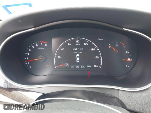 2014 Kia Cadenza Limited with VIN KNALN4D71E5137744, listed as a IAAI auction lot 42063014 with 61,310 mi miles. Bid and sale history available at carsss.com. Image 15.