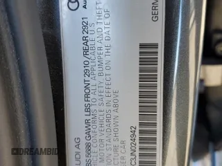 2018 Audi S6 Premium Plus with VIN WAUFFAFC3JN024942, listed as a Copart auction lot 85880764 with 54,599 mi miles and Salvage Title. Bid and sale history available at carsss.com. Image 12.