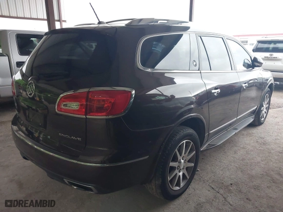 2015 Buick Enclave Leather with VIN 5GAKRBKD7FJ279221, listed as a IAAI auction lot 42115162 with 56,247 mi miles. Bid and sale history available at carsss.com. Image 4.