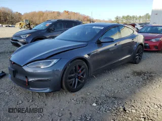 2023 Tesla Model S Plaid with VIN 5YJSA1E60PF508053, listed as a Copart auction lot 78726204 with Not provided miles and Salvage title. Bid and sale history available at DreamBid. Image 1.