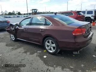 2012 Volkswagen Passat SE with VIN 1VWBH7A32CC066147, listed as a Copart auction lot 50908525 with 0 mi miles and Salvage Title. Bid and sale history available at carsss.com. Image 2.
