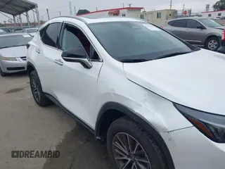 2025 Lexus NX 350 Premium with VIN JTJGGCEZ6S2023225, listed as a IAAI auction lot 42385139 with 1,590 mi miles and . Bid and sale history available at DreamBid. Image 6.