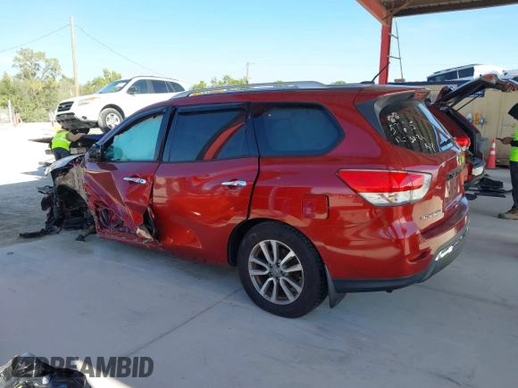 2016 Nissan Pathfinder SV with VIN 5N1AR2MN6GC621713, listed as a IAAI auction lot 41275408 with 136,017 mi miles. Bid and sale history available at carsss.com. Image 15.