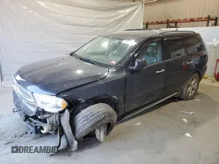2013 Dodge Durango Crew z VIN 1C4RDJDG1DC675594, wystawiony jako Copart lot #53536775 z przebiegiem 194 243 mil mil oraz Szkoda całkowita • Salvage title. Historia ofert i sprzedaży dostępna na DreamBid. Obrazek 1.