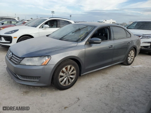 2015 Volkswagen Passat 1.8T Wolfsburg Ed with VIN 1VWAT7A34FC071767, listed as a Copart auction lot 76163784 with 0 mi miles and Salvage Title. Bid and sale history available at carsss.com. Image 1.