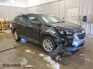 2019 Chevrolet Equinox LS with VIN 3GNAXSEV9KS681259, listed as a Copart auction lot 82147324 with 52,237 mi miles and Salvage Title. Bid and sale history available at carsss.com. Image 4.