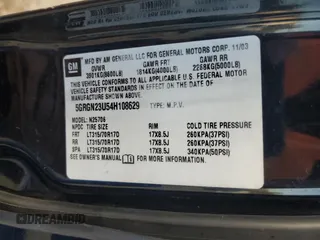 2004 Hummer H2 with VIN 5GRGN23U54H108629, listed as a Copart auction lot 78060184 with 227,696 mi miles and Salvage Title. Bid and sale history available at carsss.com. Image 15.