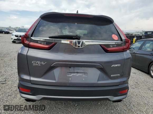 2020 Honda CR-V Touring with VIN 7FARW2H96LE020025, listed as a Copart auction lot 53718965 with 37,906 mi miles and Salvage title. Bid and sale history available at DreamBid. Image 6.