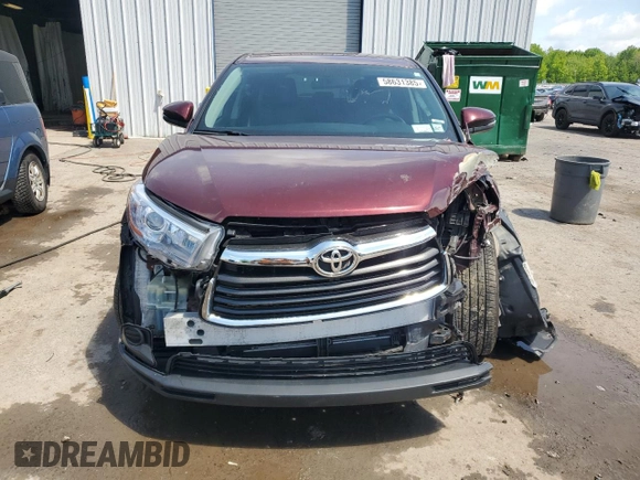2015 Toyota Highlander LE z VIN 5TDBKRFH7FS117973, wystawiony jako Copart lot #58631385 z przebiegiem 102 642 mil mil oraz Szkoda całkowita • Salvage title. Historia ofert i sprzedaży dostępna na DreamBid. Obrazek 5.