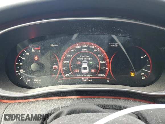 2016 Dodge Dart Aero with VIN 1C3CDFDH2GD706656, listed as a Copart auction lot 42771195 with 26,071 mi miles and Salvage Title. Bid and sale history available at carsss.com. Image 9.