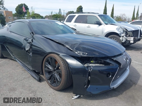 2022 Lexus LC 500h with VIN JTHBP5AY6NA105387, listed as a IAAI auction lot 41600455 with 18,207 mi miles and . Bid and sale history available at DreamBid. Image 6.