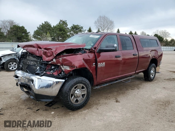 2018 Ram 2500 Tradesman with VIN 3C6UR5HL7JG121745, listed as a Copart auction lot 53988425 with 122,480 mi miles and Salvage title. Bid and sale history available at DreamBid. Image 1.