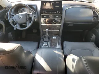 2021 Nissan Armada Platinum with VIN JN8AY2DA5M9372810, listed as a Copart auction lot 79209474 with 29,382 mi miles and Non Repairable. Bid and sale history available at carsss.com. Image 8.