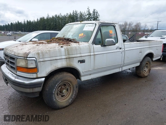 1995 Ford F-150 with VIN 1FTEF14H4SLA77725, listed as a IAAI auction lot 41782420 with 234,976 mi miles. Bid and sale history available at carsss.com. Image 2.