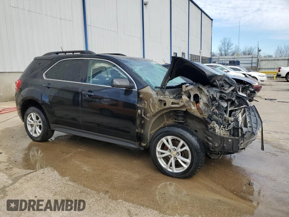 2017 Chevrolet Equinox LT with VIN 2GNFLFEK8H6123781, listed as a Copart auction lot 45032565 with 162,120 mi miles and Non Repairable. Bid and sale history available at DreamBid. Image 4.